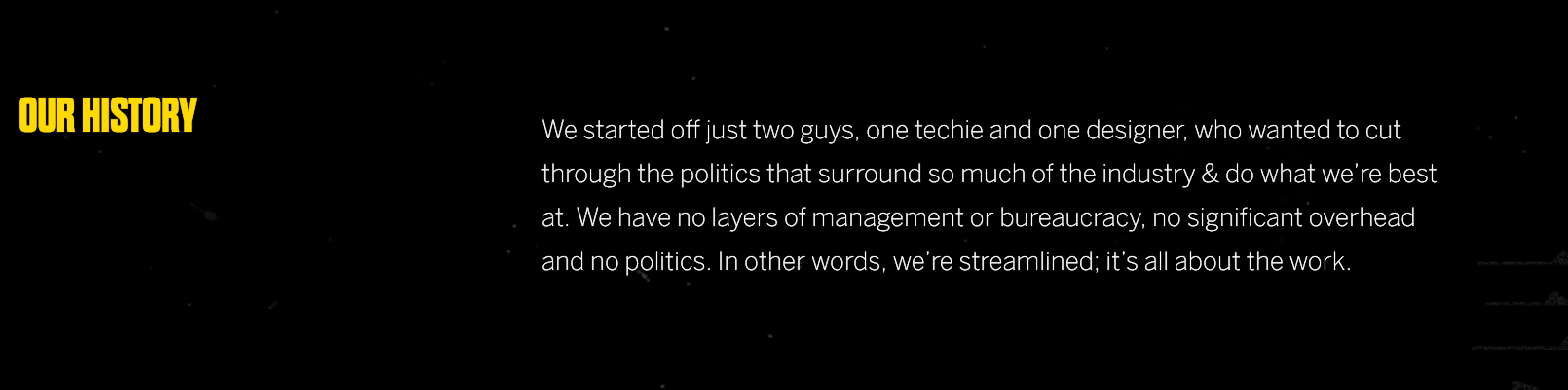 Mobile App Development - EIGHTFOUR Digital LLP - Our History