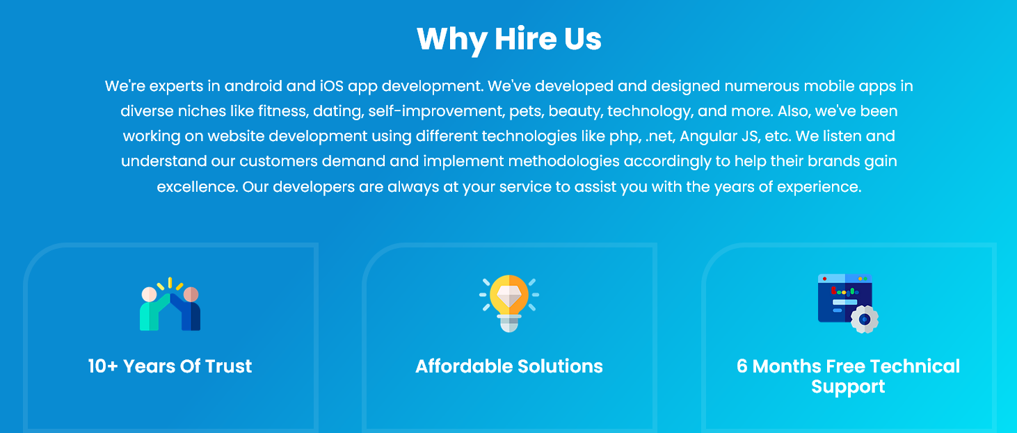 Mobile App Development - Paras Technologies - Why Hire Us