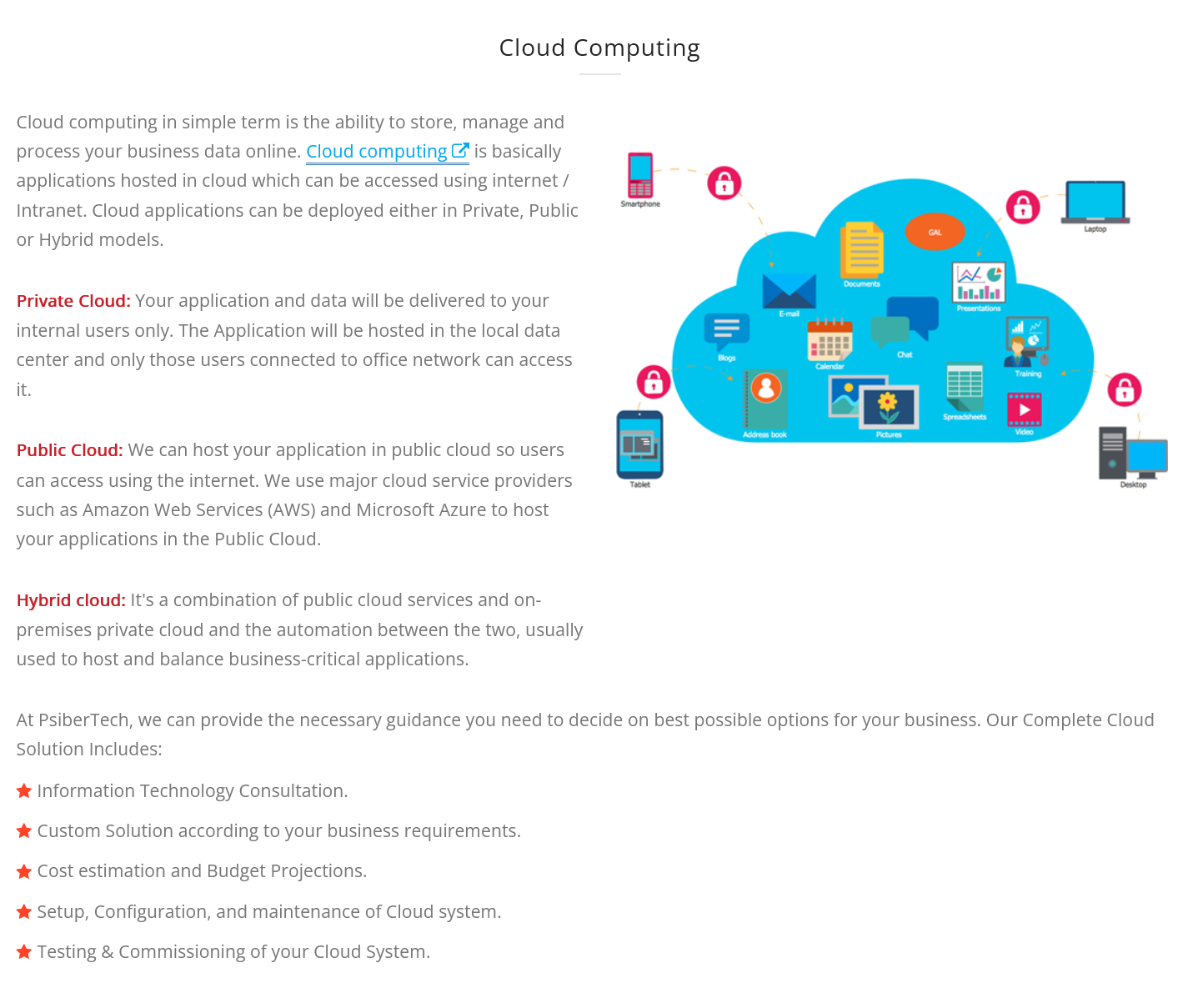 Mobile App Development - PsiberTech Solutions Pte Ltd - Cloud Computing