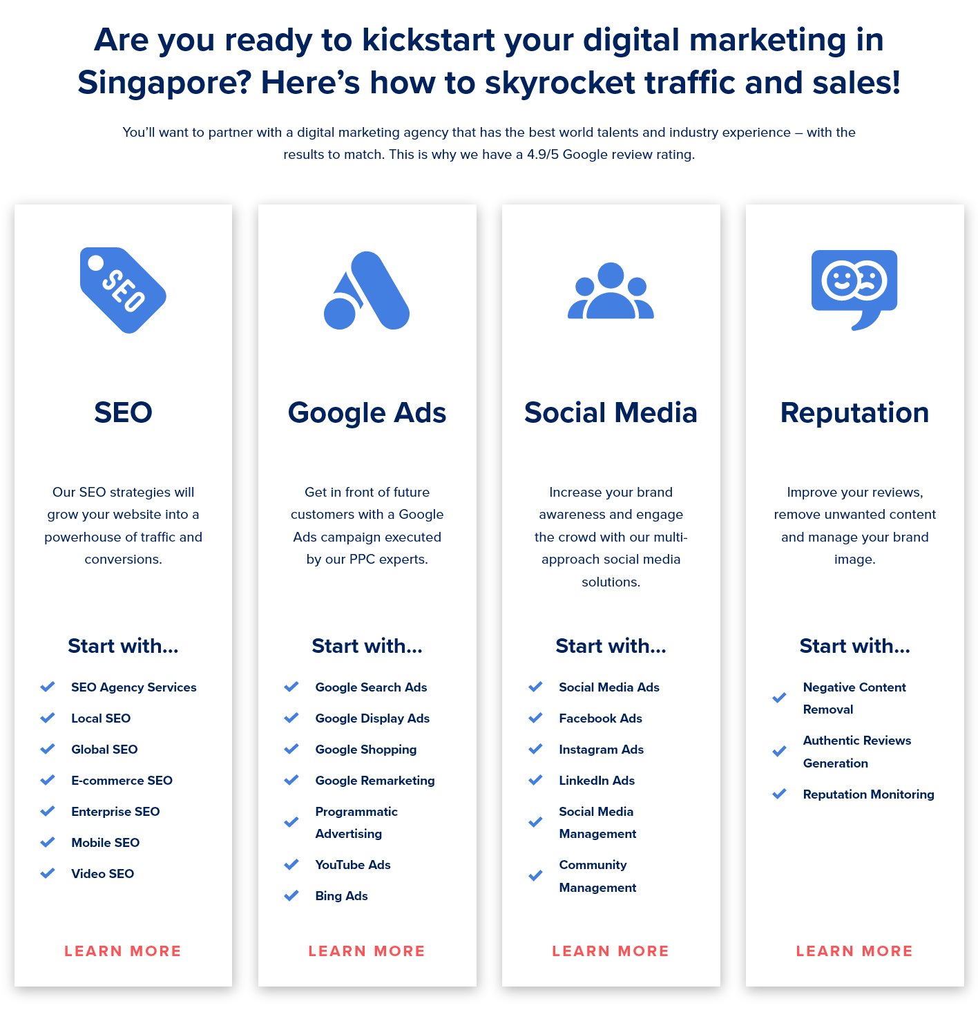 First Page Digital Singapore - Are you ready to kickstart your digital marketing in Singapore? Here's how to skyrocket traffic and sales!